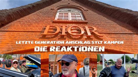 dior kampen|Sylt Top News. Letzte Generation. Farbe auf DIOR in Kampen.